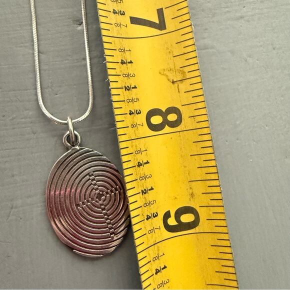 925 Sterling Silver Cross Pendant Necklace - Picture 5 of 7